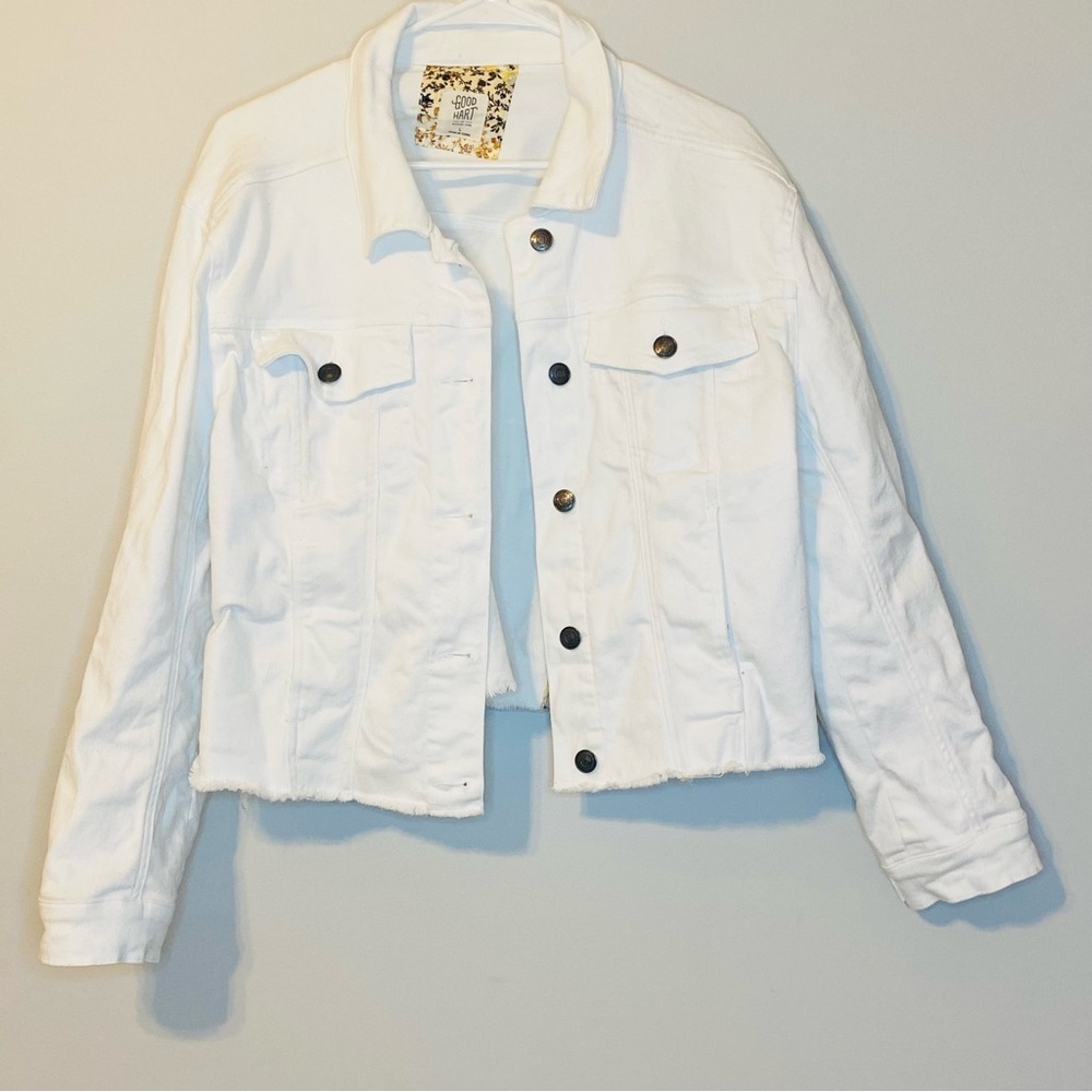 Matilda Jane’s GOOD HART White Denim Jean Jacket